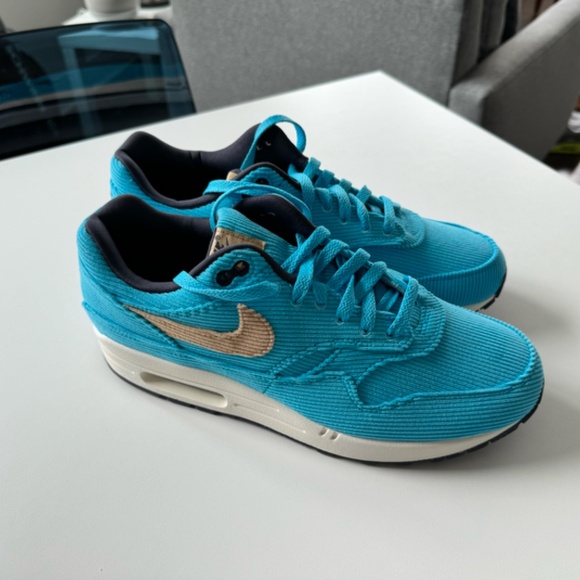 Nike Air Max 1 Premium - M 10 - Baltic Blue/Gridiron/Sail/Sesame - Picture 2 of 3